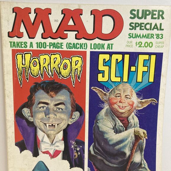 Mad Magazine Summer 1983 Super Special Issue Horror Sci- FI & Other Weird Things - Picture 2 of 7